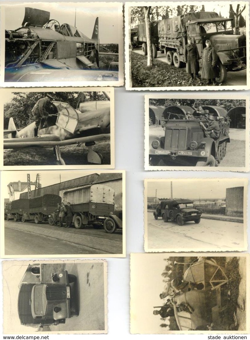 WK II Fotos Partie Von 150 Bis 200 St. Einige Technikabbildungen I-II - Weltkrieg 1939-45