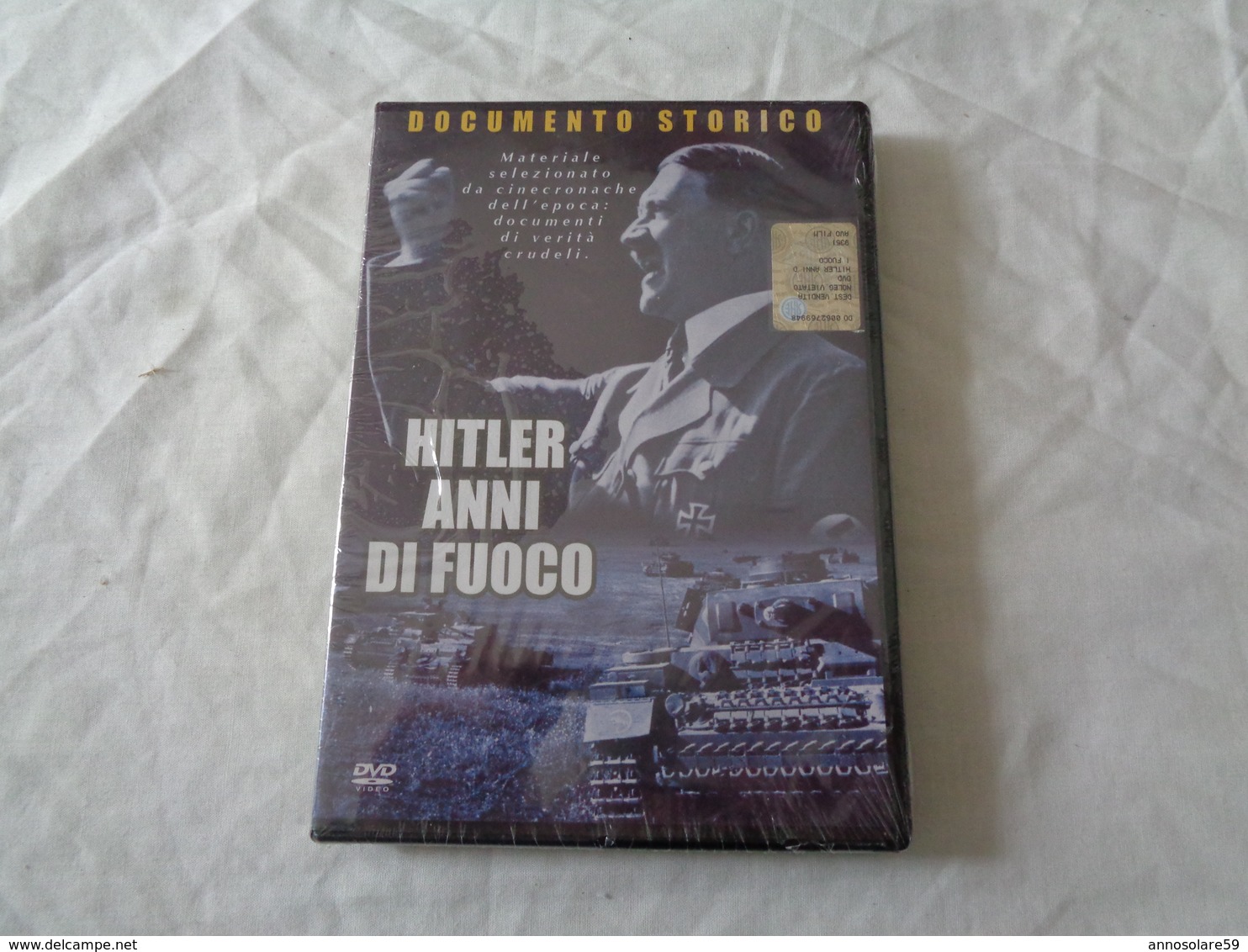 DVD VIDEO: HITLER ANNI DI FUOCO (DOCUMENTO STORICO) SIGILLATO - LEGGI - Storia