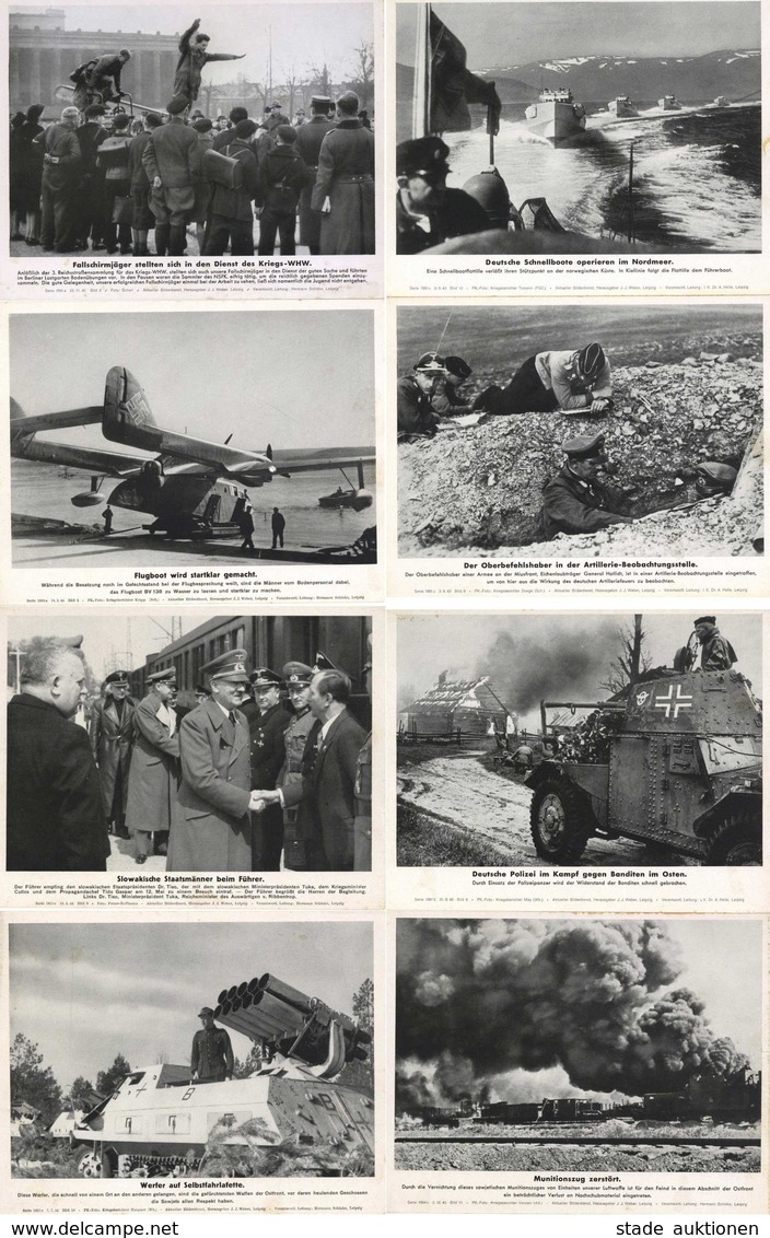WK II Lot Mit über 30 Aufnahmen Von Kriegsberichterstattern II - Guerre 1939-45