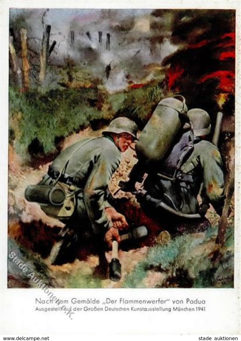 WK II MILITÄR - Der FLAMMENWERFER 1941 I-II - Guerre 1939-45