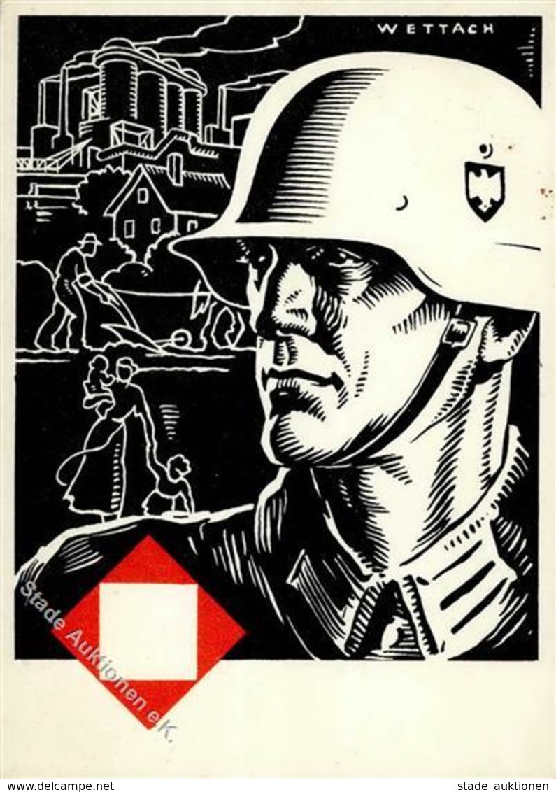 WK II Soldat Sign. Wettach I-II - Weltkrieg 1939-45