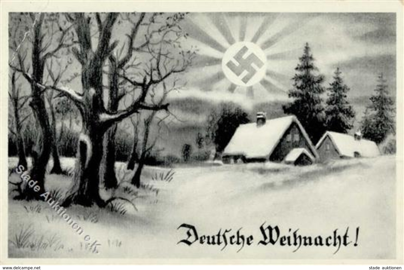 Aufgehende Sonne WK II Deutsche Weihnacht  I-II - War 1939-45