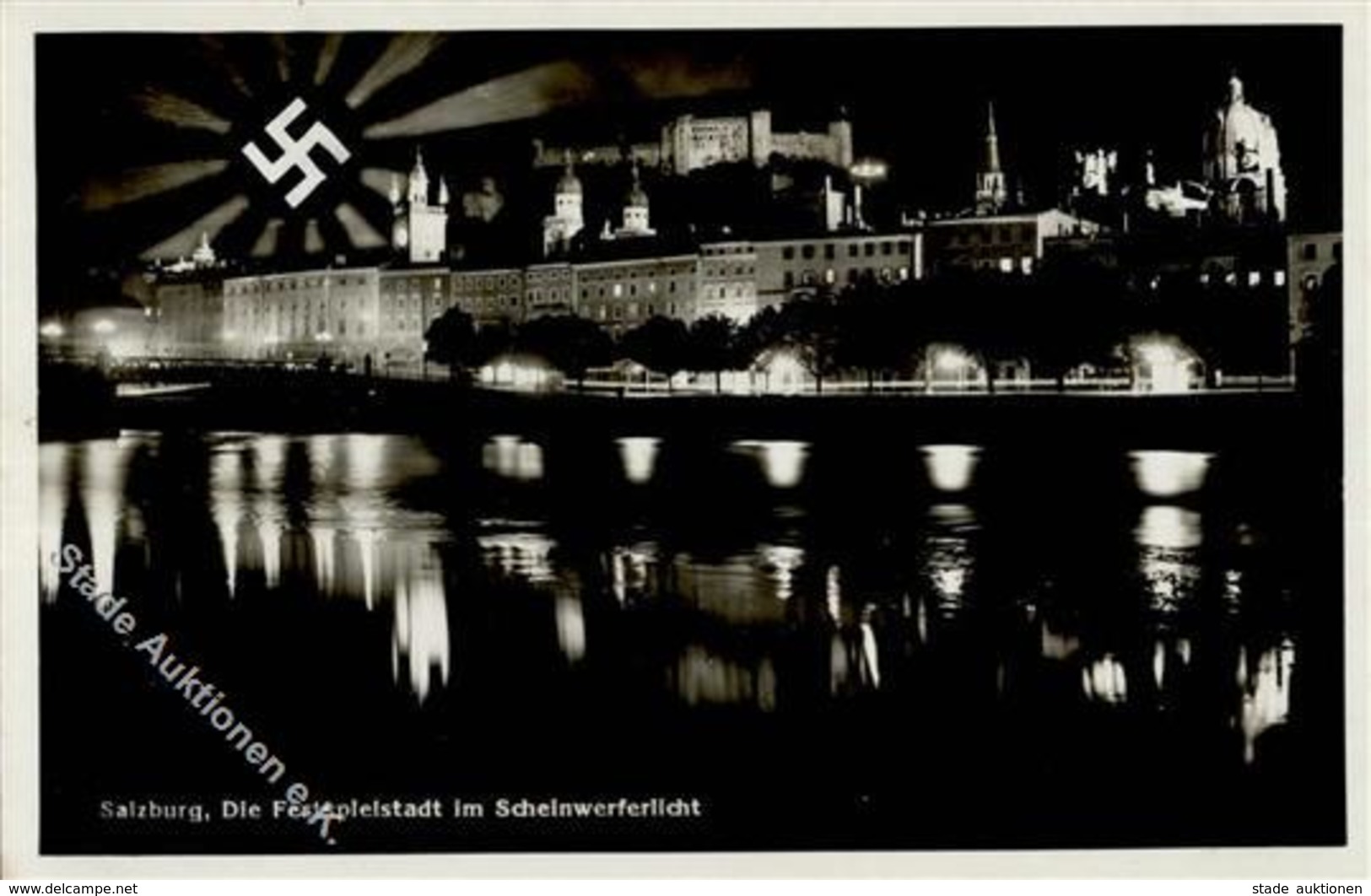 Aufgehende Sonne WK II Salzburg (5020) Österreich Foto AK I-II - Guerra 1939-45