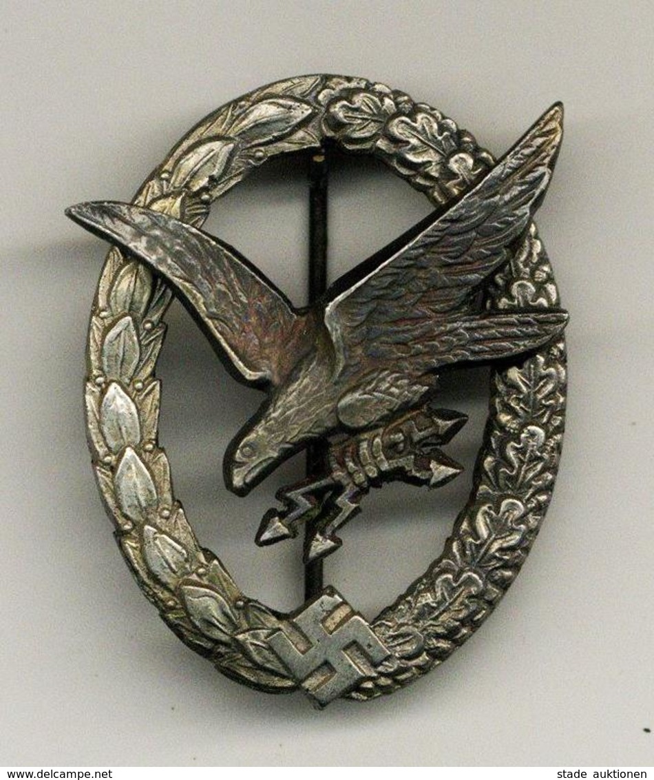 WK II Orden Fliegerschützenabzeichen Gestempelt Sammleranfertigung I-II - Weltkrieg 1939-45