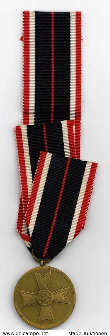 WK II Orden Kriegsverdienstmedaille Am Band 1939 Mit Tüte I-II - War 1939-45