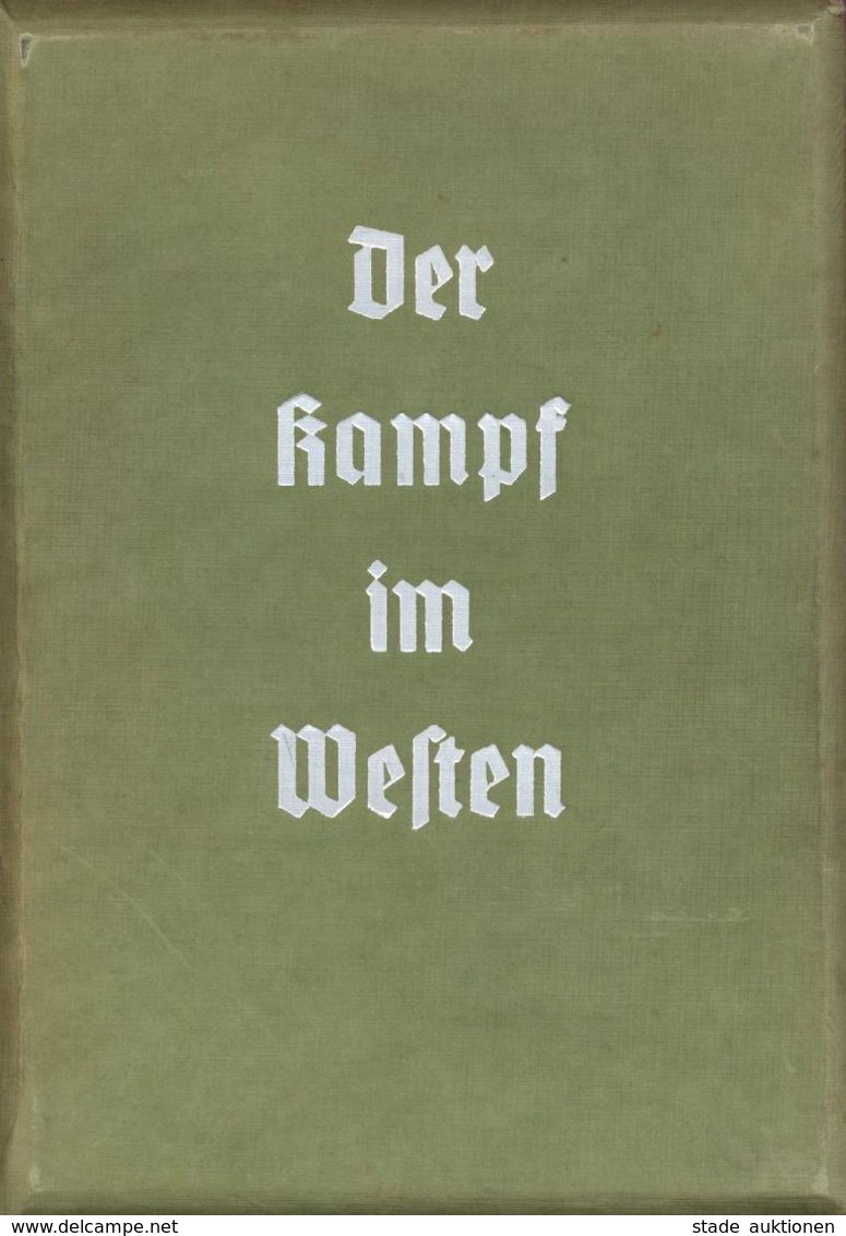BUCH WK II - RAUMBILD-ALBUM -DER KAMPF Im WESTEN- Kpl. Mit Brille I-II - War 1939-45