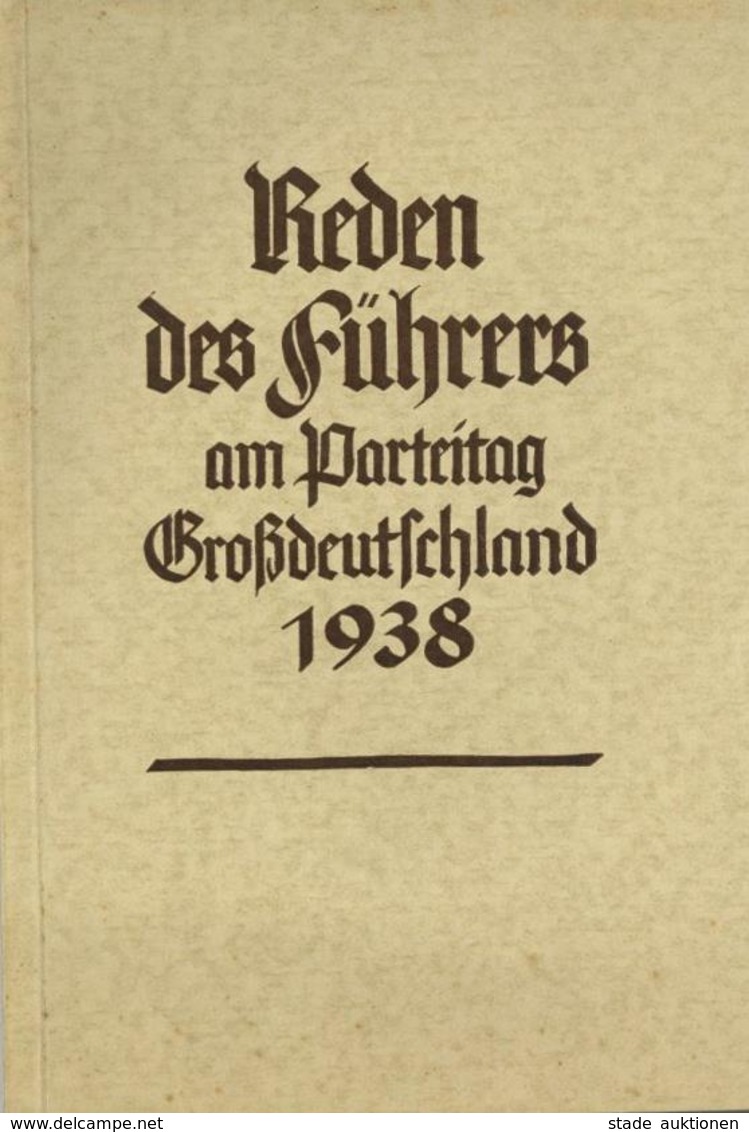Buch WK II 2 Hefte Reden Des Führer 1935 U. 1938  Zentralverlag Der NSDAP Franz Eher Nachf. II - Weltkrieg 1939-45