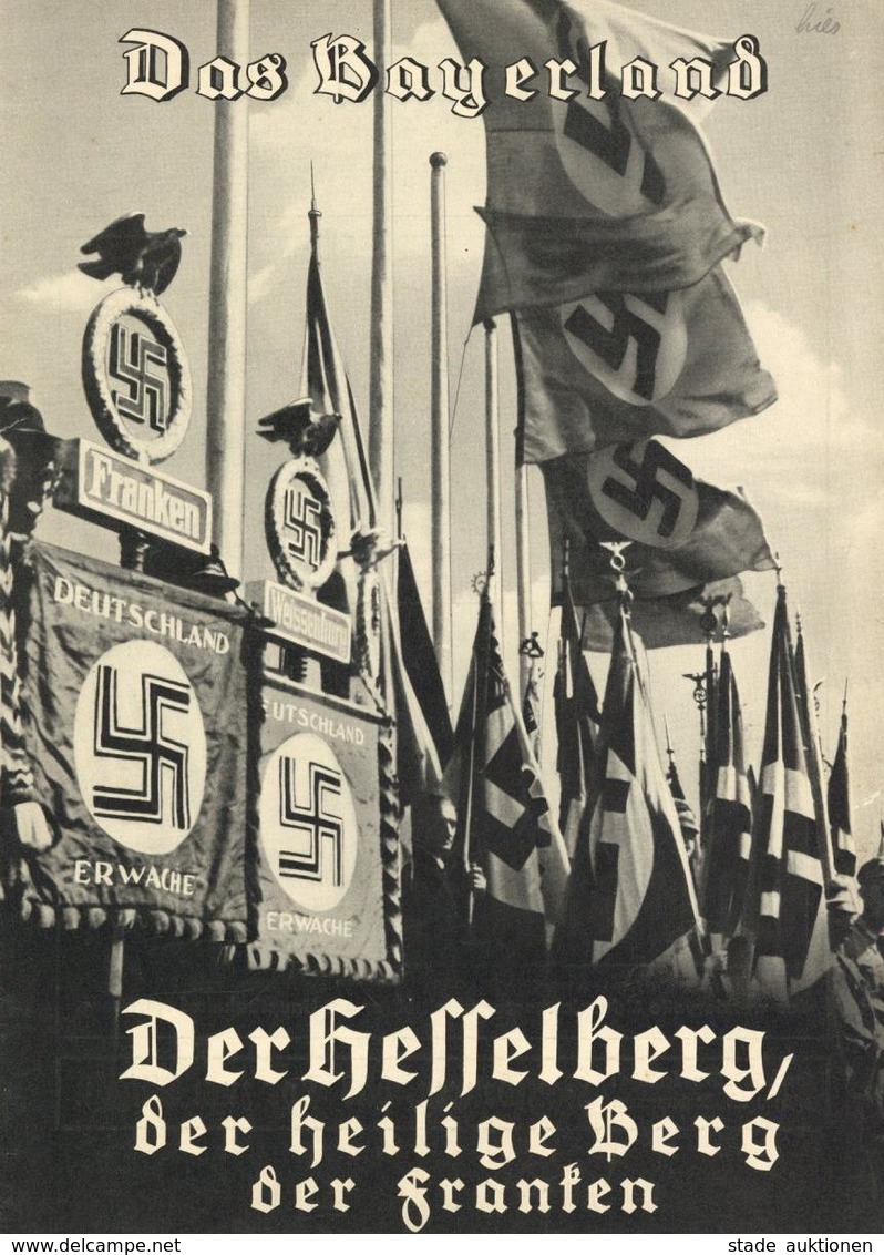 Buch WK II Das Bayerland Der Hesselberg Der Heilige Berg Der Franken Heft 10 48. Jahrg. 1937 Bayerland Verlag 38 Seiten  - Guerre 1939-45