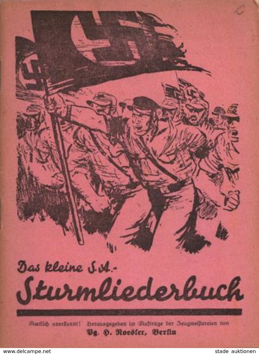Buch WK II Das Kleine SA Sturmliederbuch Deutsche Freiheit Und Vaterlands Lieder Verlag H. Rösler 32 Seiten II - War 1939-45
