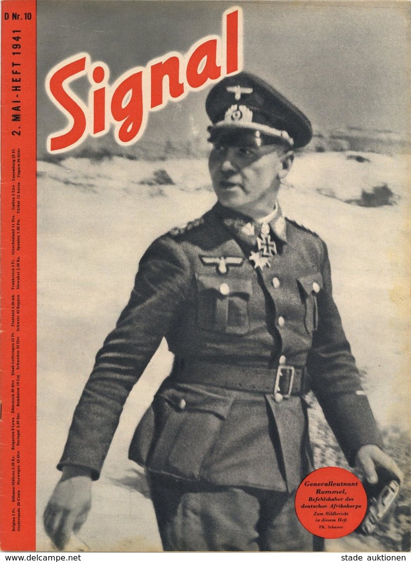 Buch WK II Signal Heft 10 1941 Deutscher Verlag Berlin 46 Seiten Sehr Viele Abbildungen II (altersbedingte Gebrauchsspur - Weltkrieg 1939-45