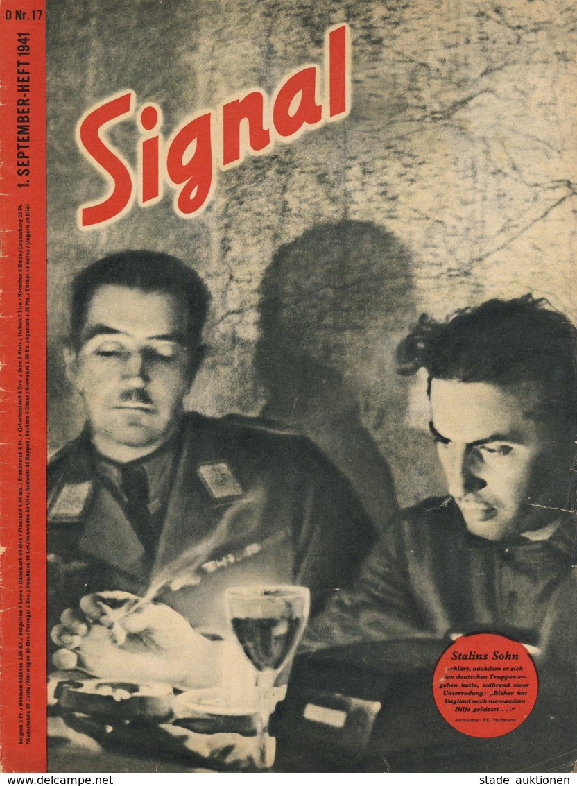 Buch WK II Signal Heft 17 1941 Deutscher Verlag Berlin 46 Seiten Sehr Viele Abbildungen II (altersbedingte Gebrauchsspur - Weltkrieg 1939-45