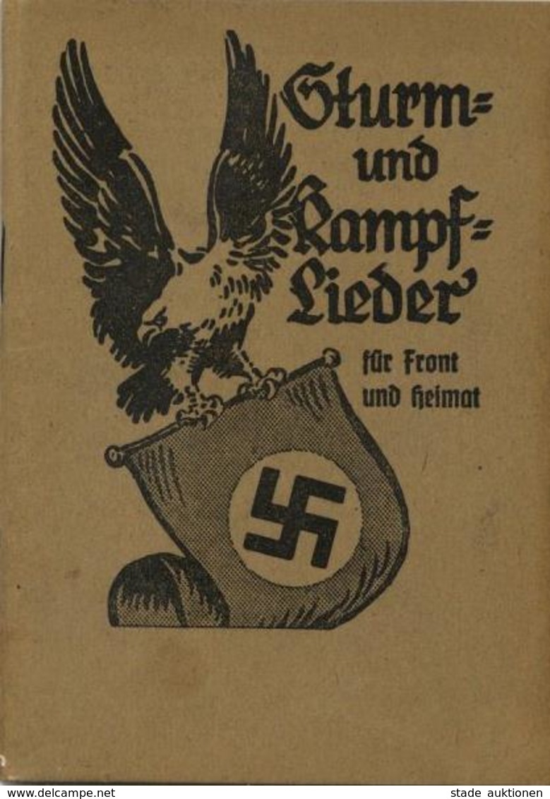 Buch WK II Sturm Und Kampflieder Für Front Und Heimat 1941 Propaganda Verlag Paul Hochmuth 128 Seiten II - Guerra 1939-45