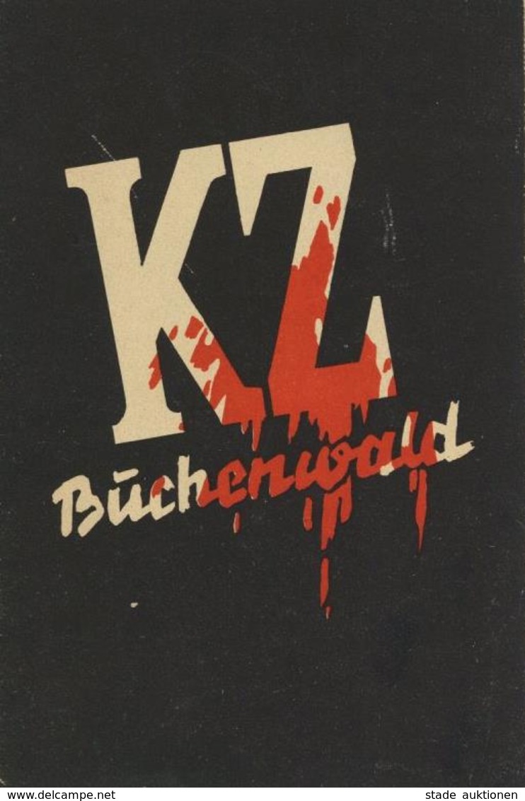 KZ-BUCHENWALD - 30seitige DINA5-Heft Mit Kz-berichten Geschildert Von Buchenwalder Häftlingen Mit Einigen Abbildungen 19 - Weltkrieg 1939-45