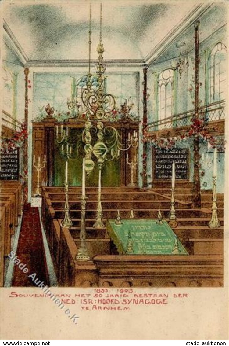 Synagoge ARNHEIM,Niederlande - 50 Jahre Der Synagoge 1903 - Inneres I-II Synagogue - Jewish