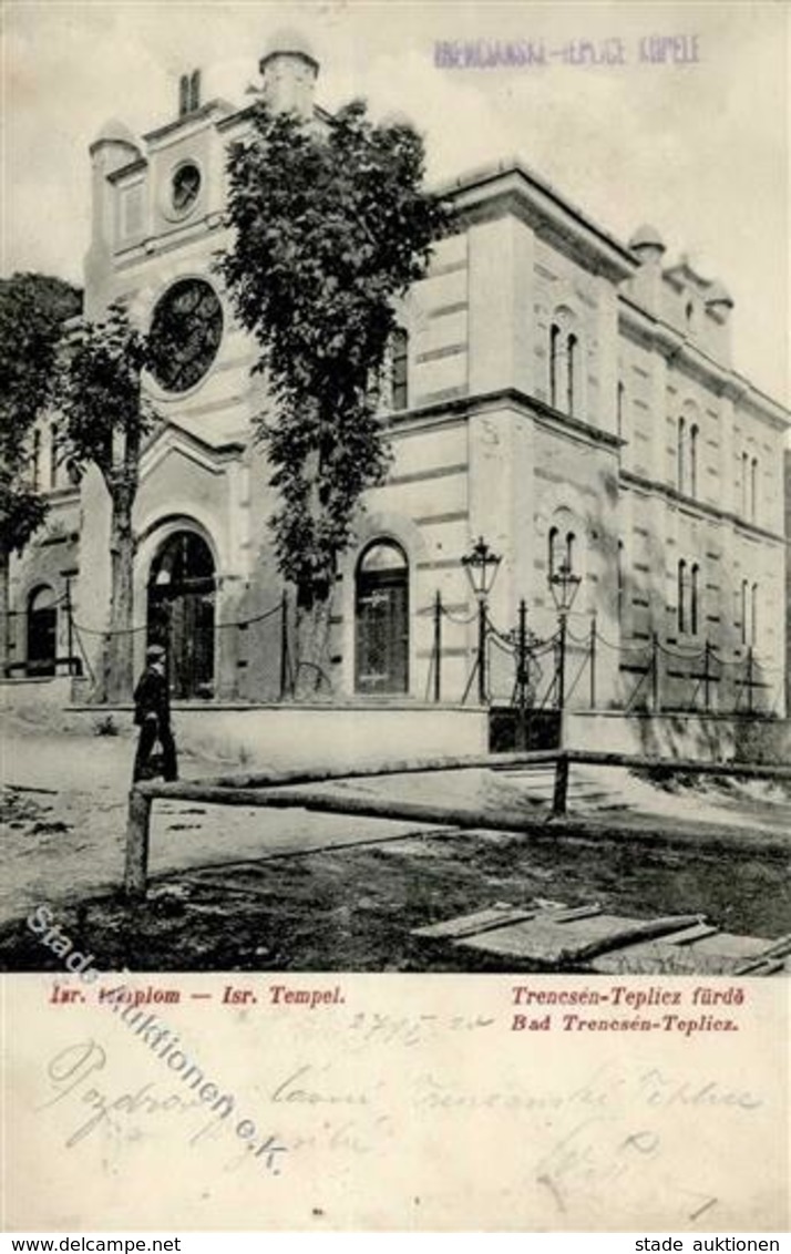 Synagoge BAD TRENESEN-TEPLICE,Slovakei - I-II Synagogue - Judaika