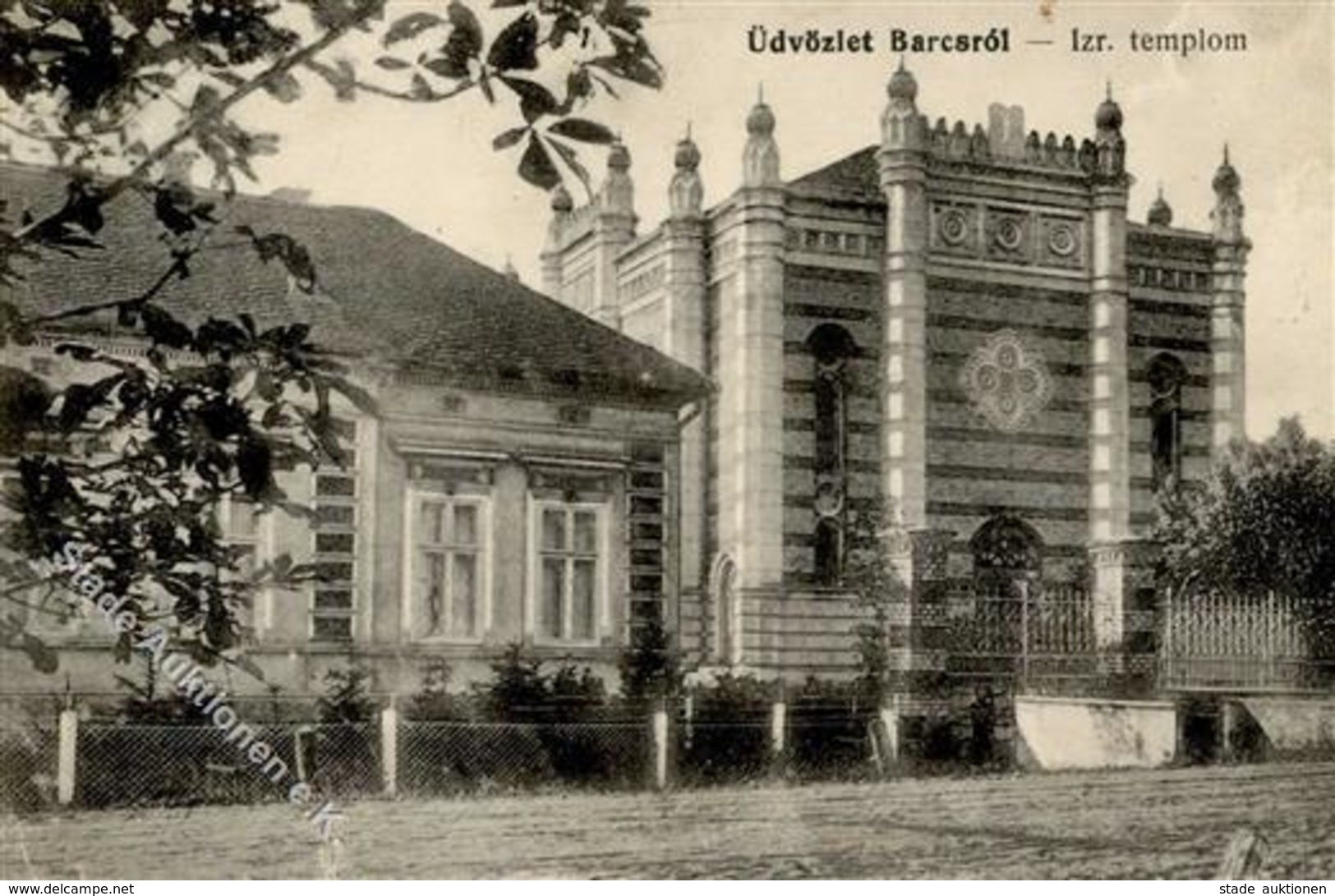 Synagoge BARCSROL,Ungarn - Israelt. Tempel - Ecke Gestoßen I-II Synagogue - Jewish