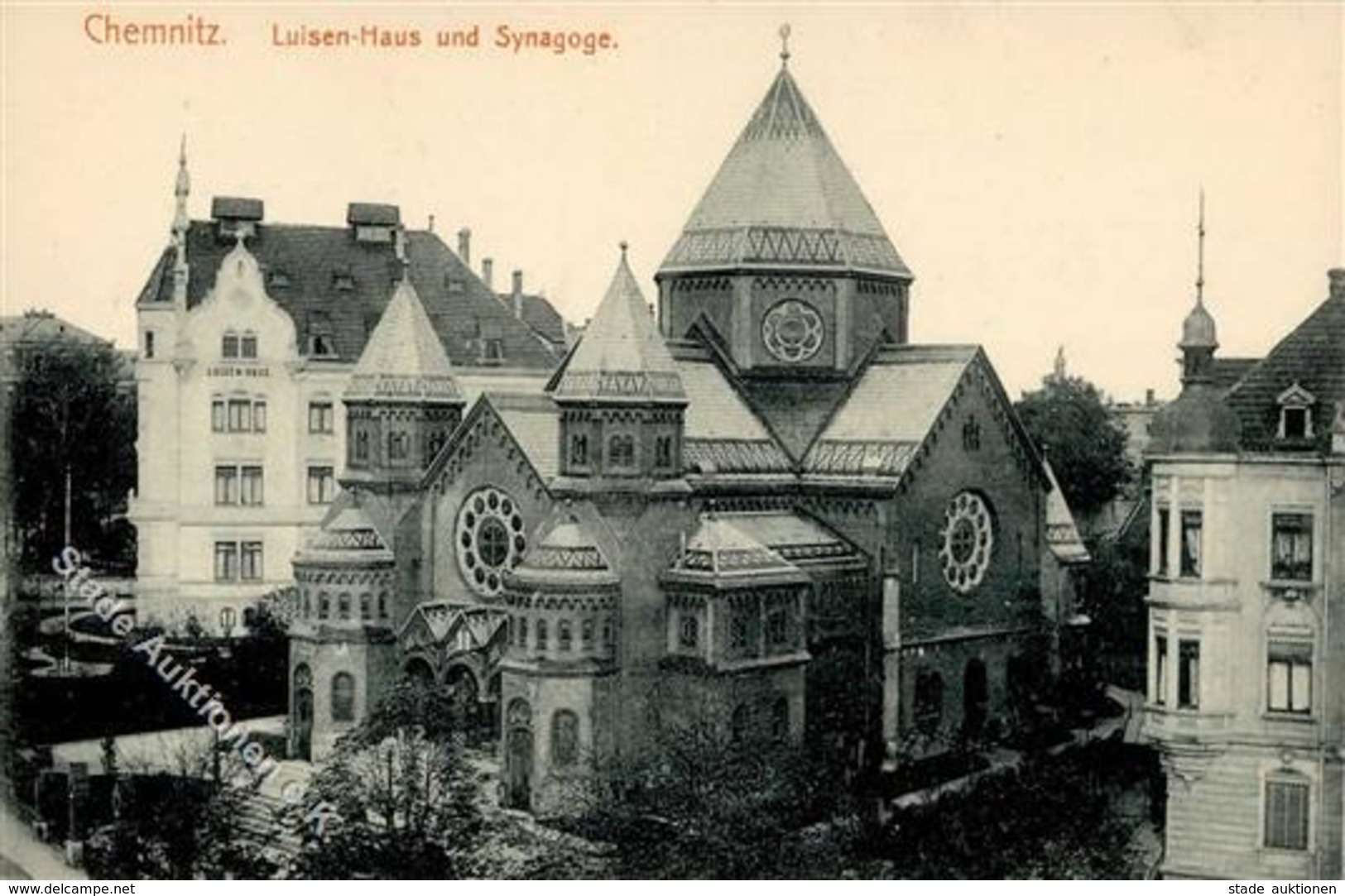 Synagoge Chemnitz (o-9000) I-II Synagogue - Judaisme