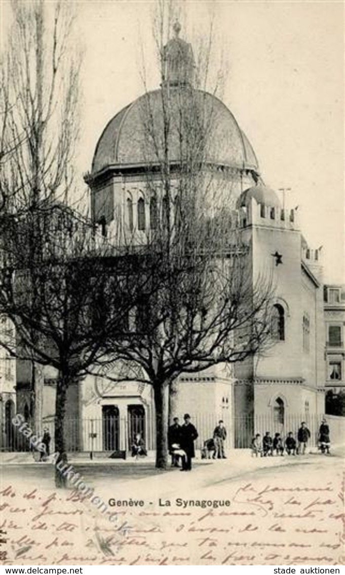 Synagoge Genève (1200) Schweiz 1902 I-II Synagogue - Judaika