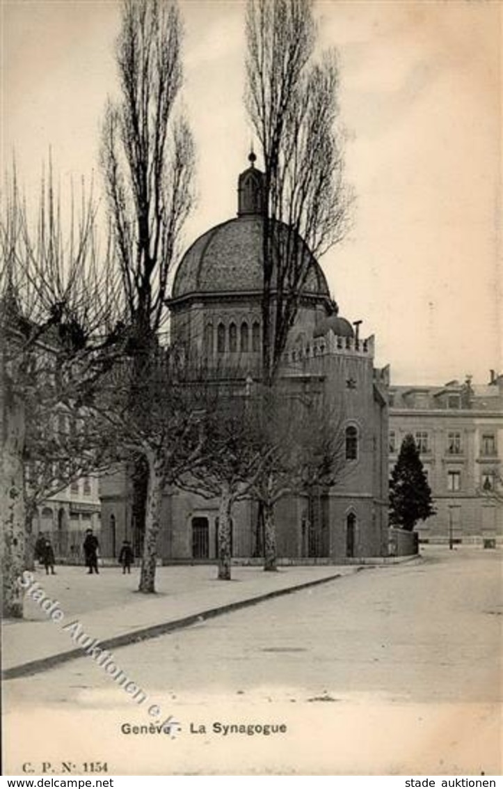 Synagoge Genève (1200) Schweiz I-II Synagogue - Judaika