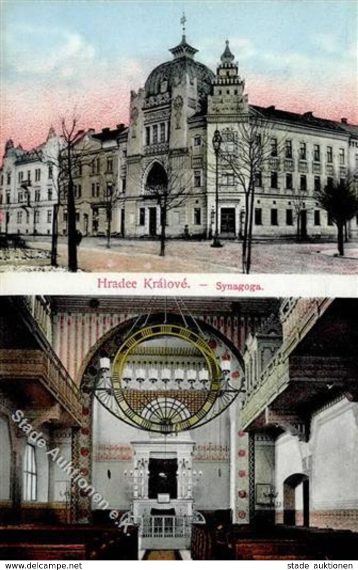 Synagoge Hradec Kralove Tschechien I-II Synagogue - Judaika