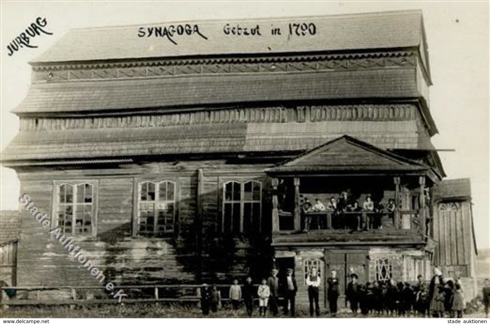 Synagoge JURBURG,Litauen - I Selten! Synagogue - Giudaismo