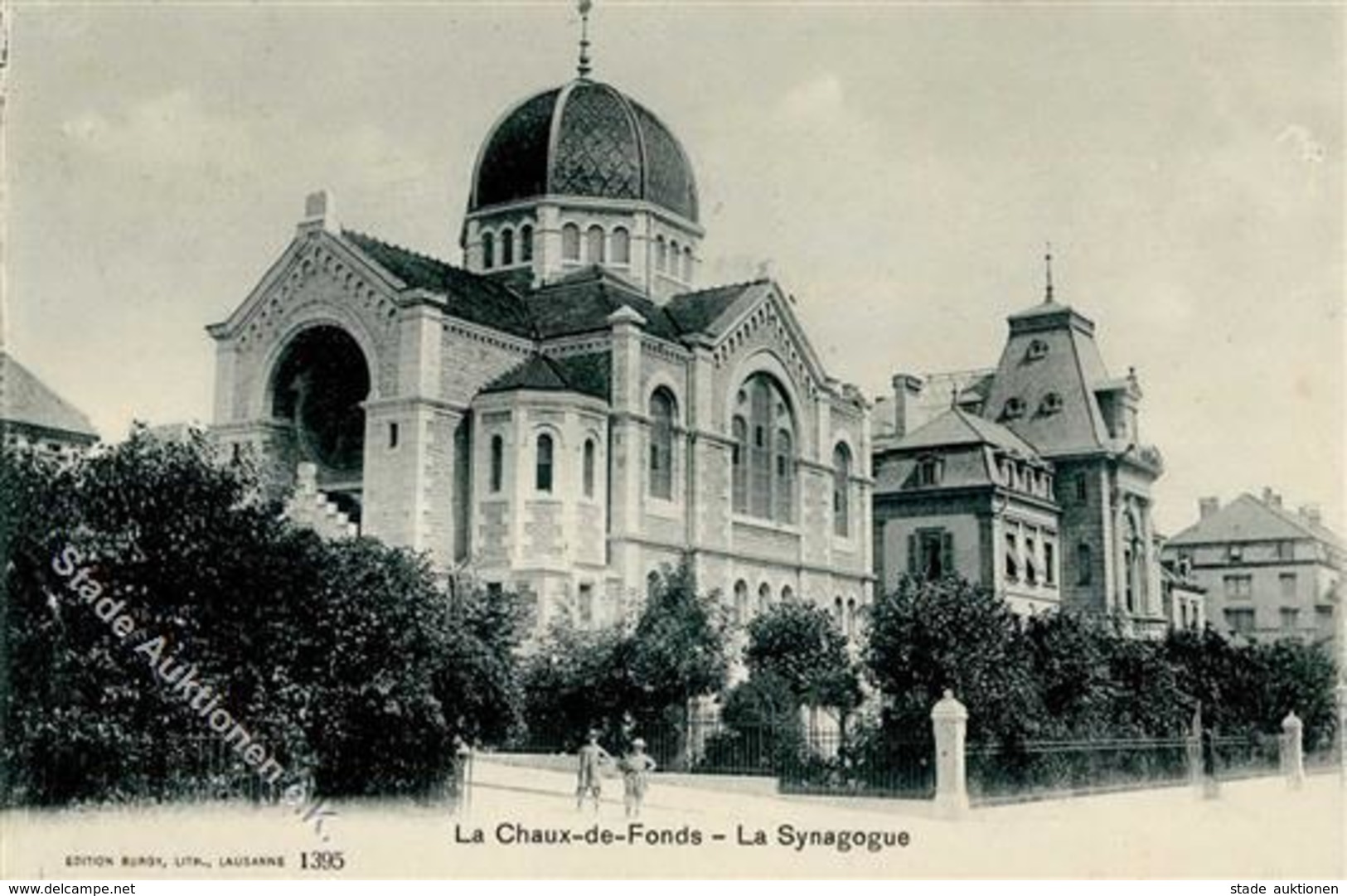 Synagoge Schweiz La Chaux-de-Fonds 1908 I-II Synagogue - Jewish