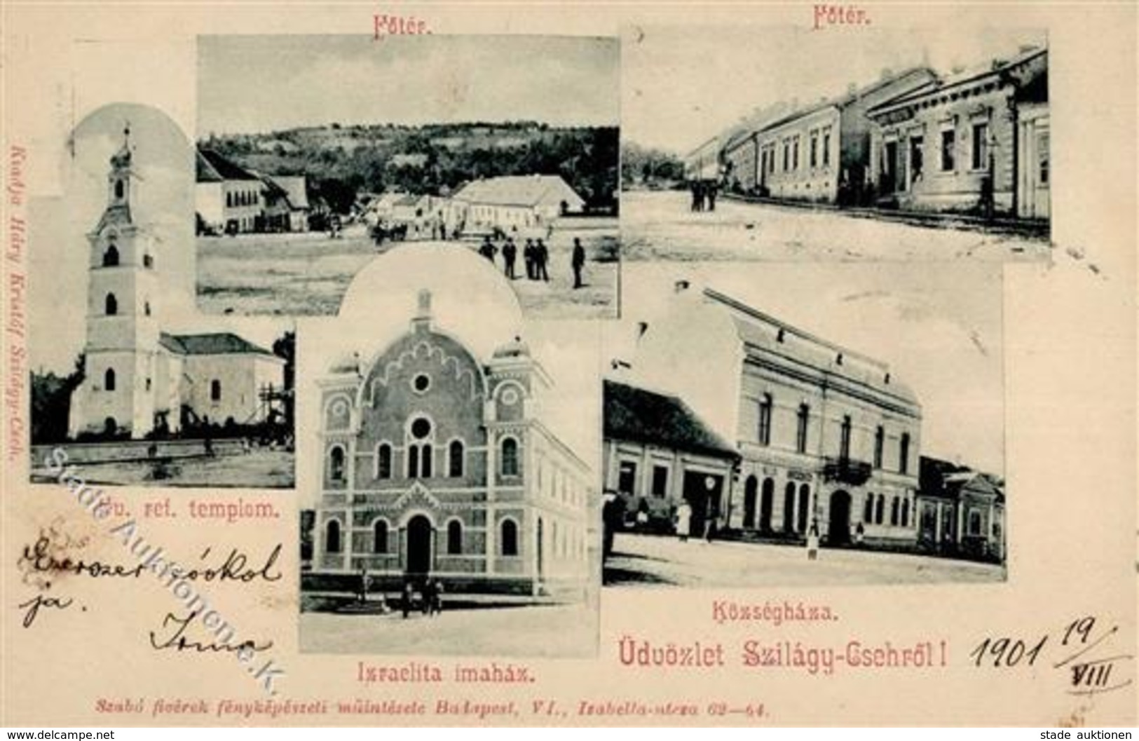 Synagoge SZILAGY-GSEHRÖL,Rumänien - Mit Israelitischem Tempel I-II (Szilahy-Cseh) Synagogue - Judaika