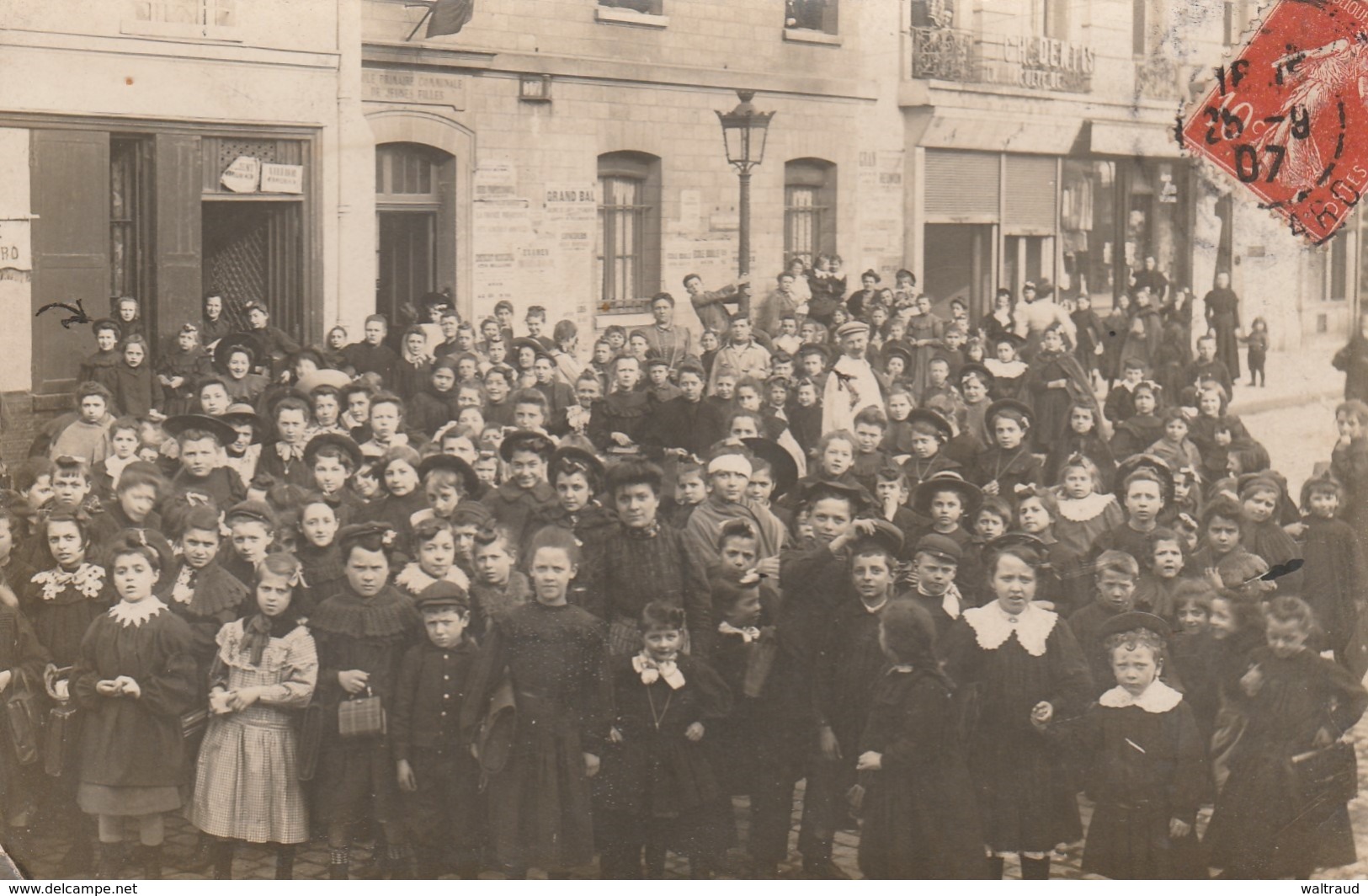 75--PARIS--SORTIE D'ECOLE--VOIR DESCRIPTIF ET SCANNER - Bildung, Schulen & Universitäten