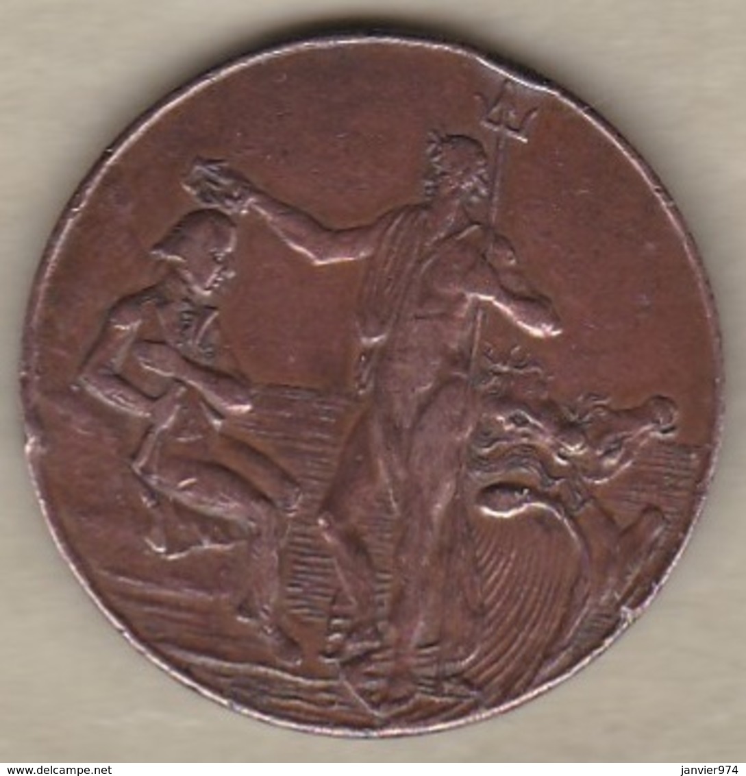 Portsmouth Halfpenny Token Sir John Jervis 1797 - Monétaires/De Nécessité