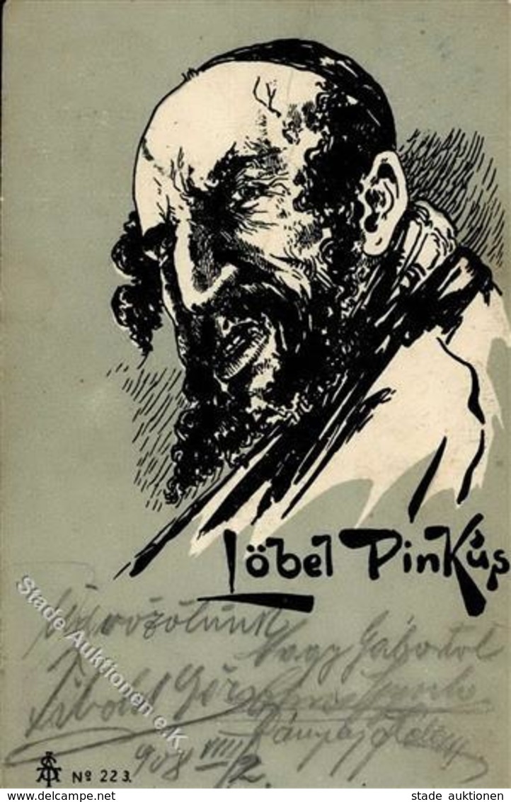 Judaika - Juden-Künstlerkarte Nr. 2223 - LÖBEL PINKUS - Knick II Judaisme - Jewish