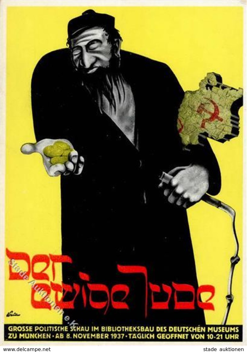 Judaika Der Ewige Jude  Privatganzsache I-II Judaisme - Judaika