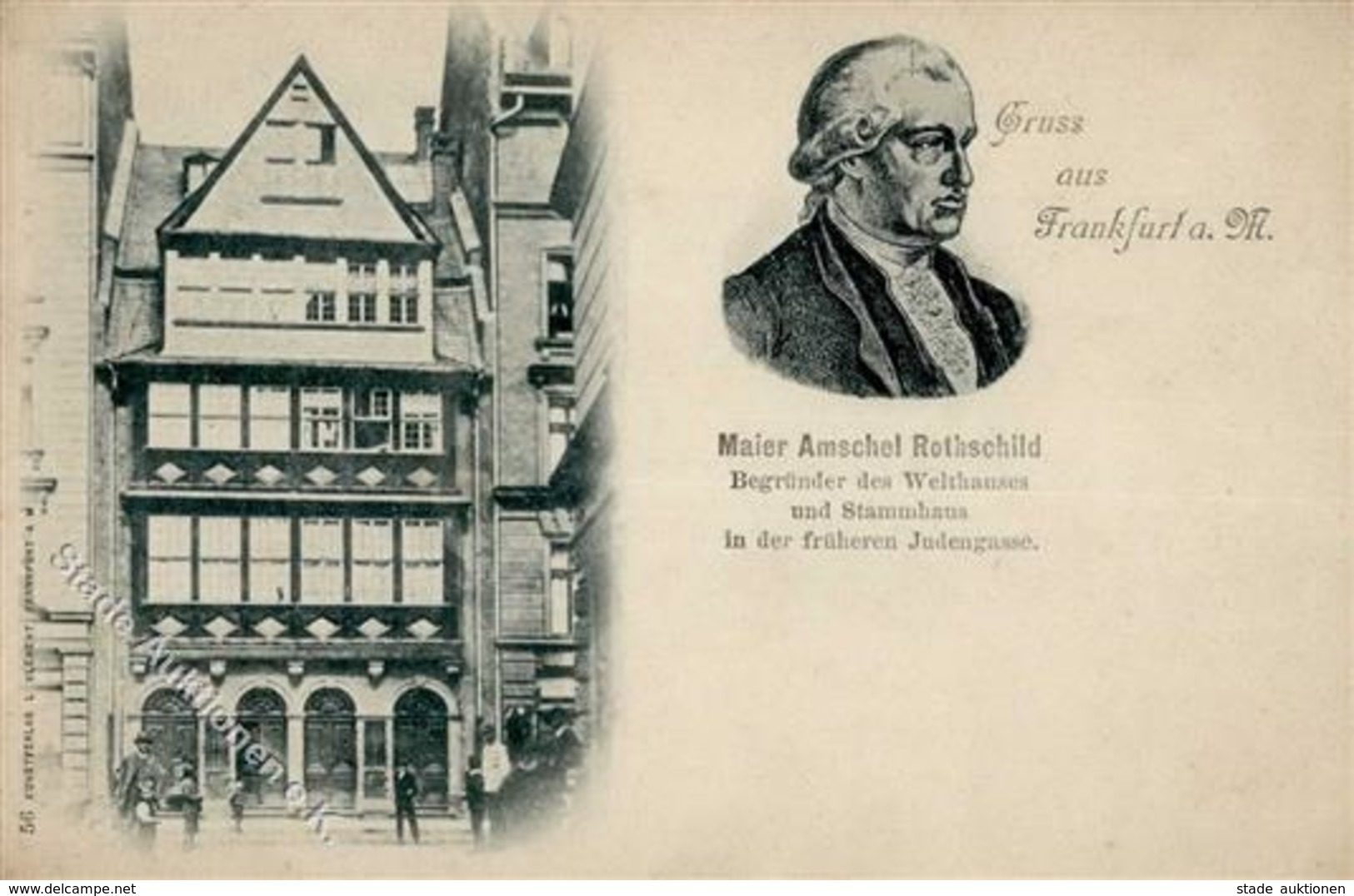 Judaika Frankfurt (6000) Maier Amschel Rothschild I-II Judaisme - Judaika