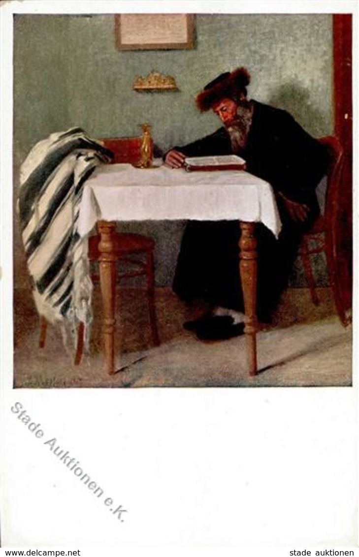 Judaika Jüdische Typen  Künstlerkarte I-II Judaisme - Judaika
