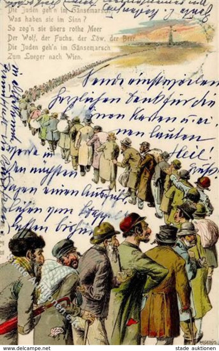 Judaika Jüdische Typen  Lithographie 1902 I-II Judaisme - Judaika