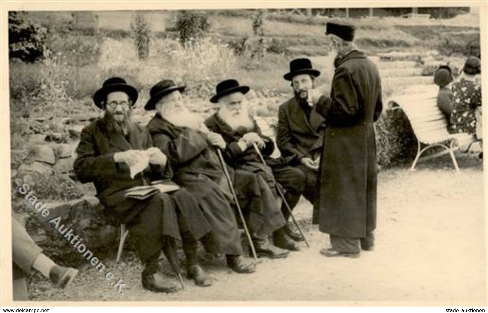 Judaika Krosno Polen Jüdische Typen Foto-Karte I- (keine Ak-Einteilung) Judaisme - Judaika