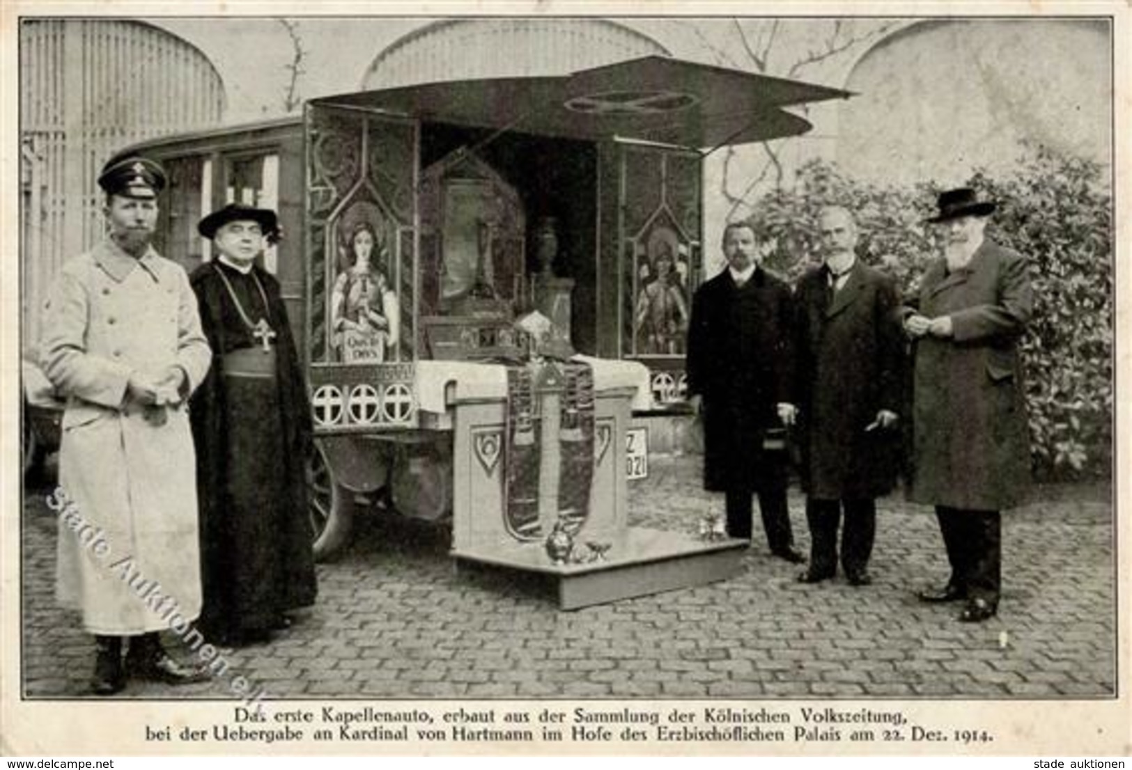 Religion Köln Stadt (5000) Kapellen Auto E 1 Westarmee 1915 I-II - Sonstige & Ohne Zuordnung