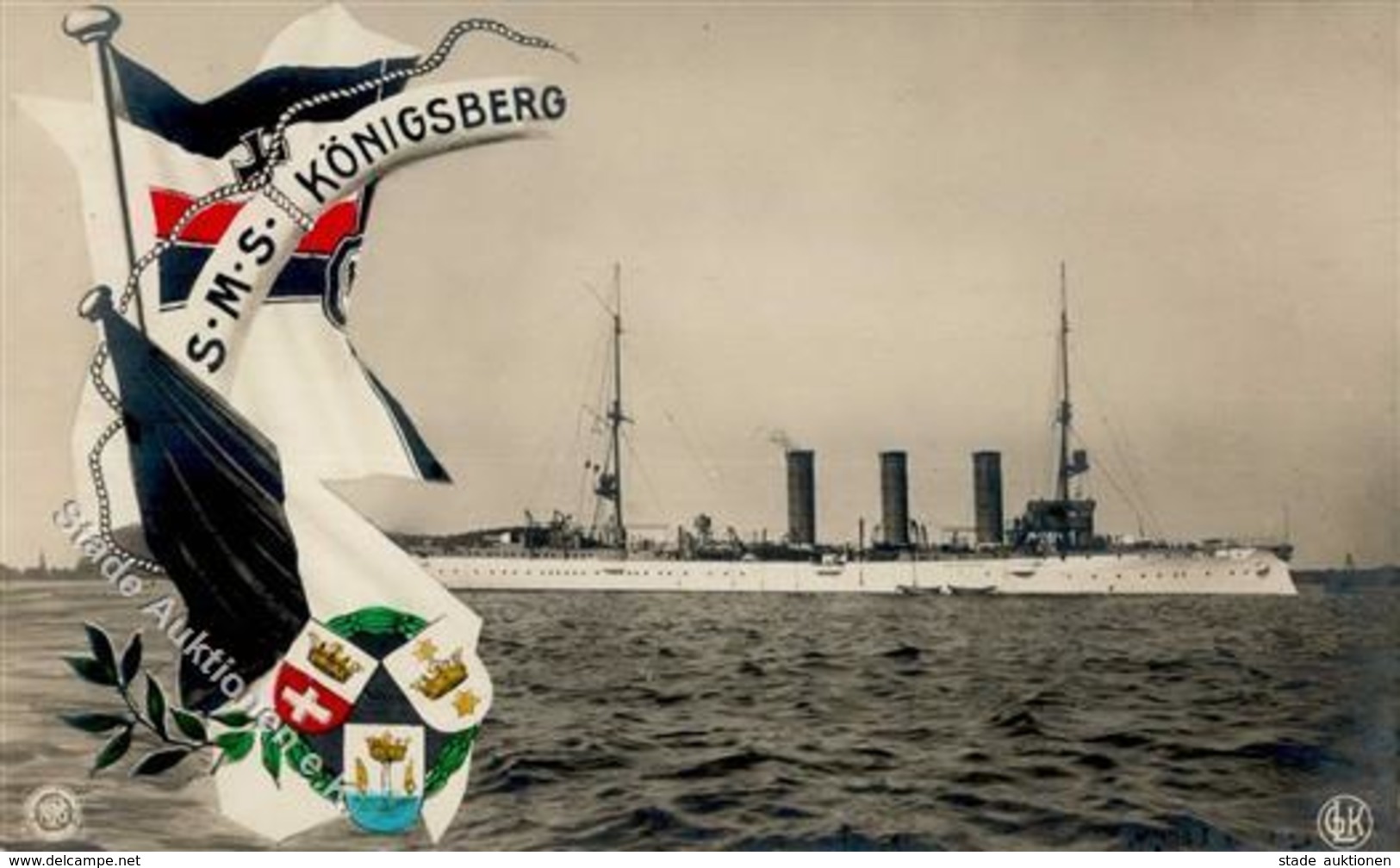 Marine SMS Königsberg Foto AK I-II - Marines