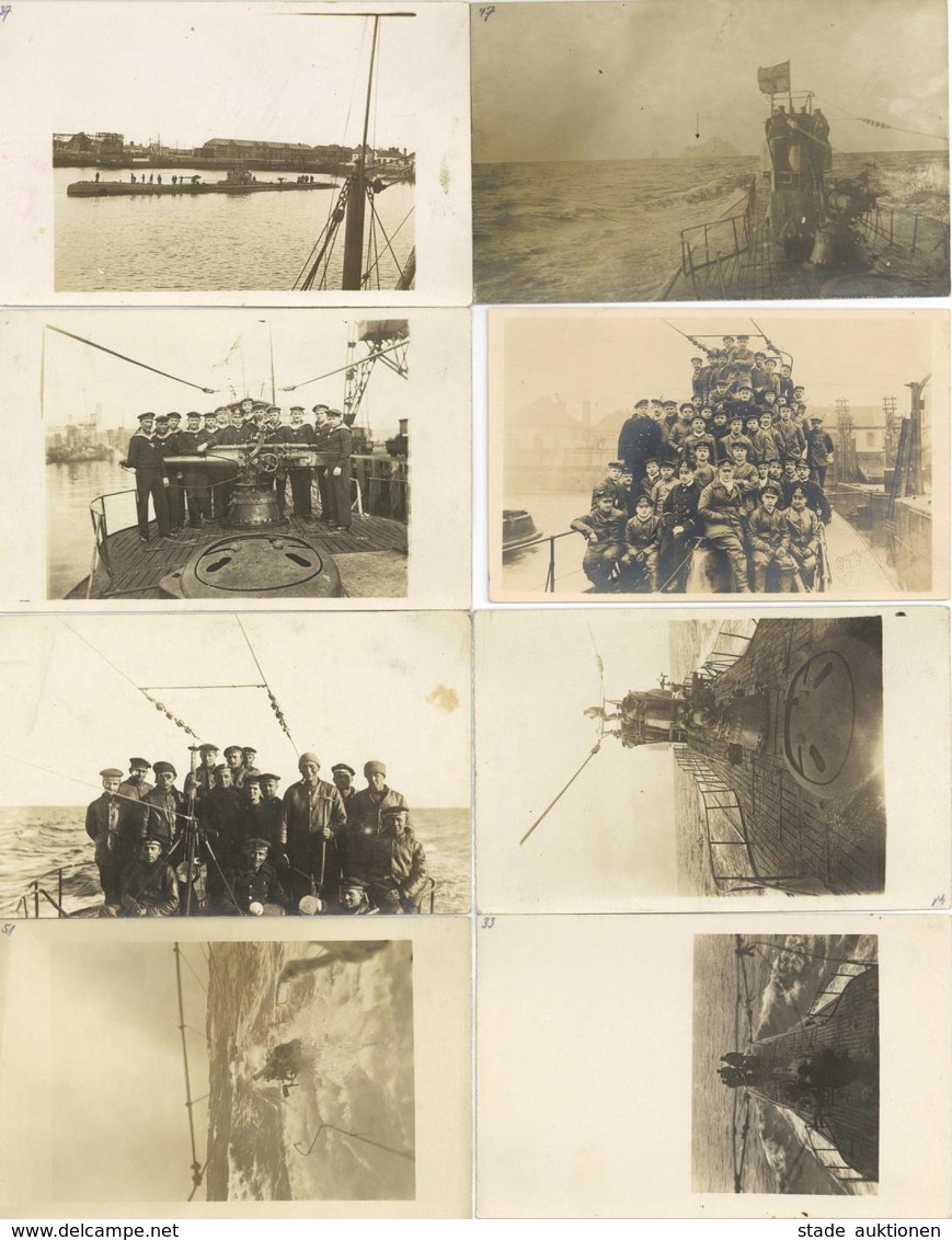 U-Boot U 101 Lot Mit 12 Foto-Karten I-II - Submarines