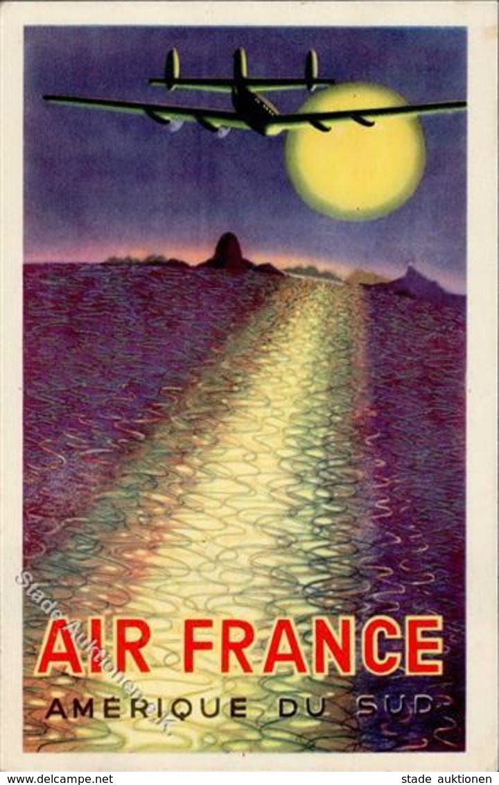 Air France Amerique Du Sud Werbe AK I-II - Sonstige & Ohne Zuordnung