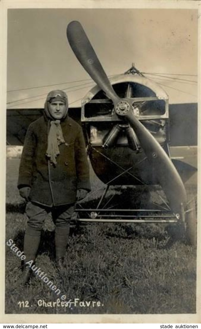 PIONIERFLIEGER - Charles FAVRE, Schweiz 1913 I-II - Sonstige & Ohne Zuordnung