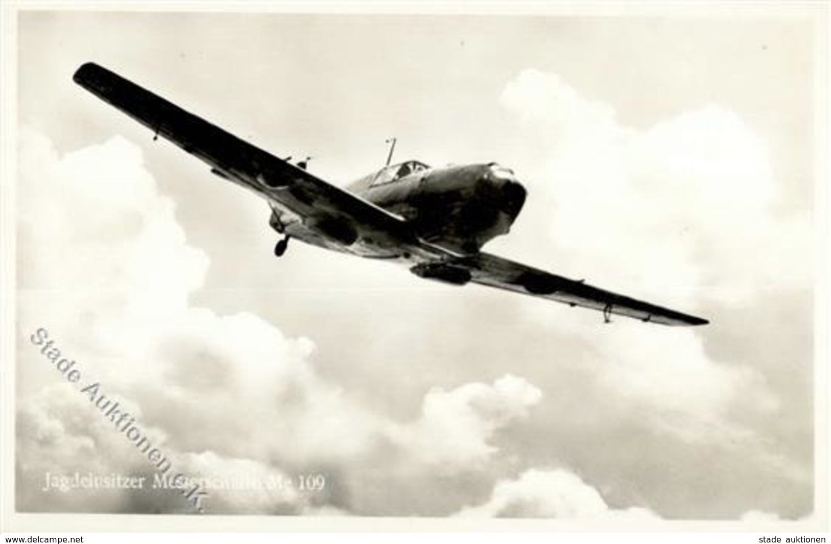 Flugzeug WK II Messerschmitt Me 109 Foto-Karte I-II Aviation - Other & Unclassified