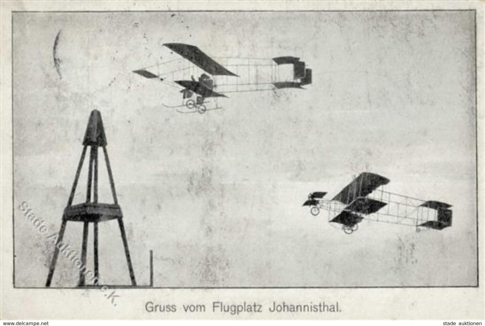 BERLIN - Gruß Vom FLUGPLATZ JOHANNISTHAL 1912 I-II - Sonstige & Ohne Zuordnung