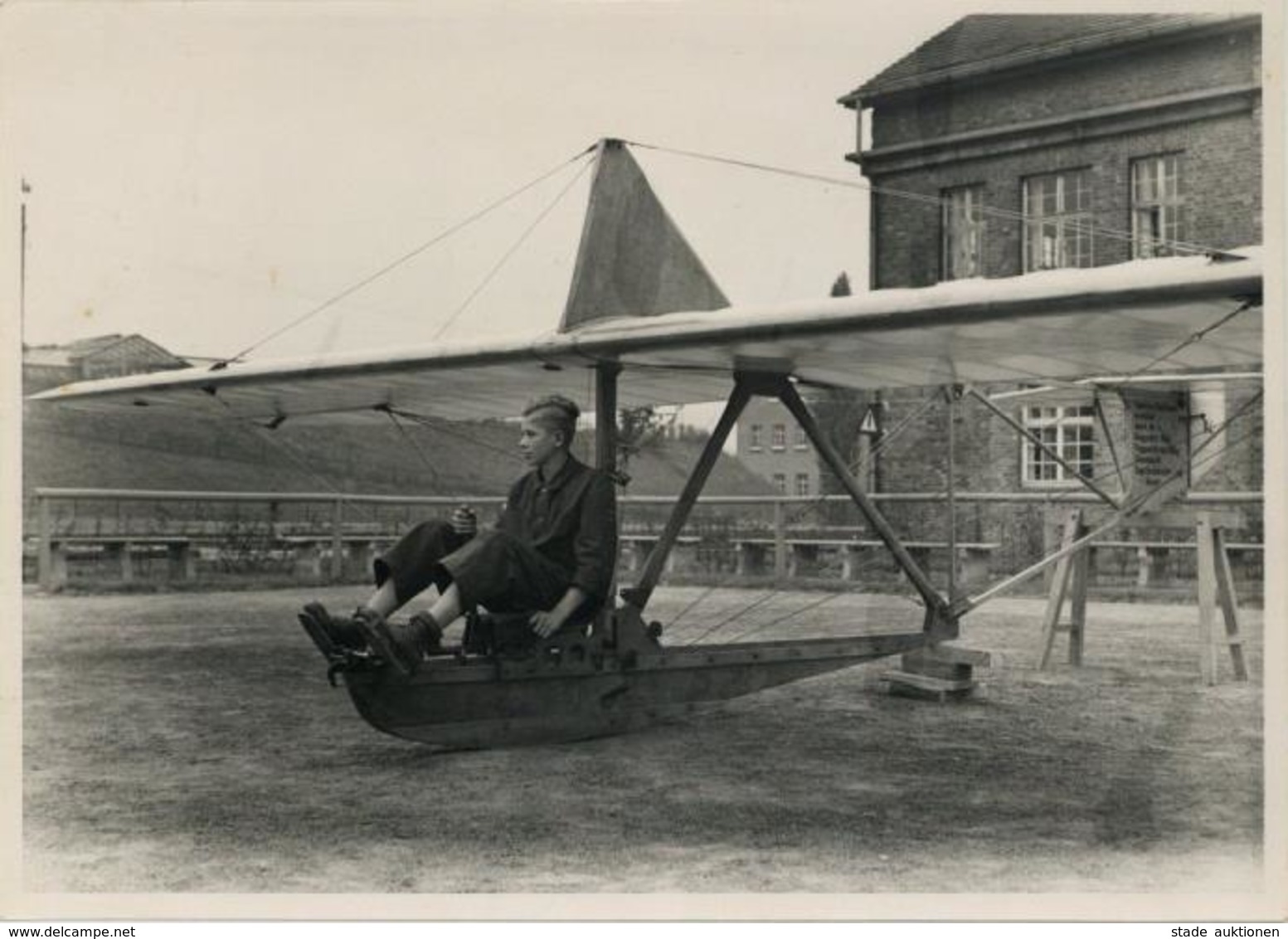 Segelflugzeug Flugmodellbau Foto 17,5 X 12,5 Cm I-II Planeur - Sonstige & Ohne Zuordnung