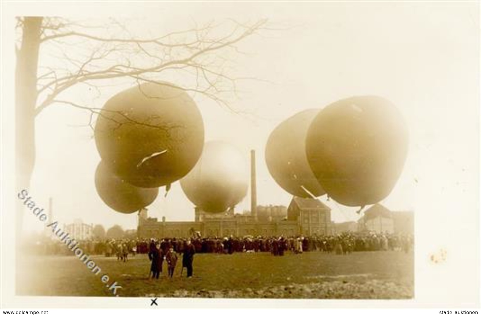 Ballon Krefeld (4150) Ort Lt. Fotograf Foto AK 1912 I-II - Other & Unclassified