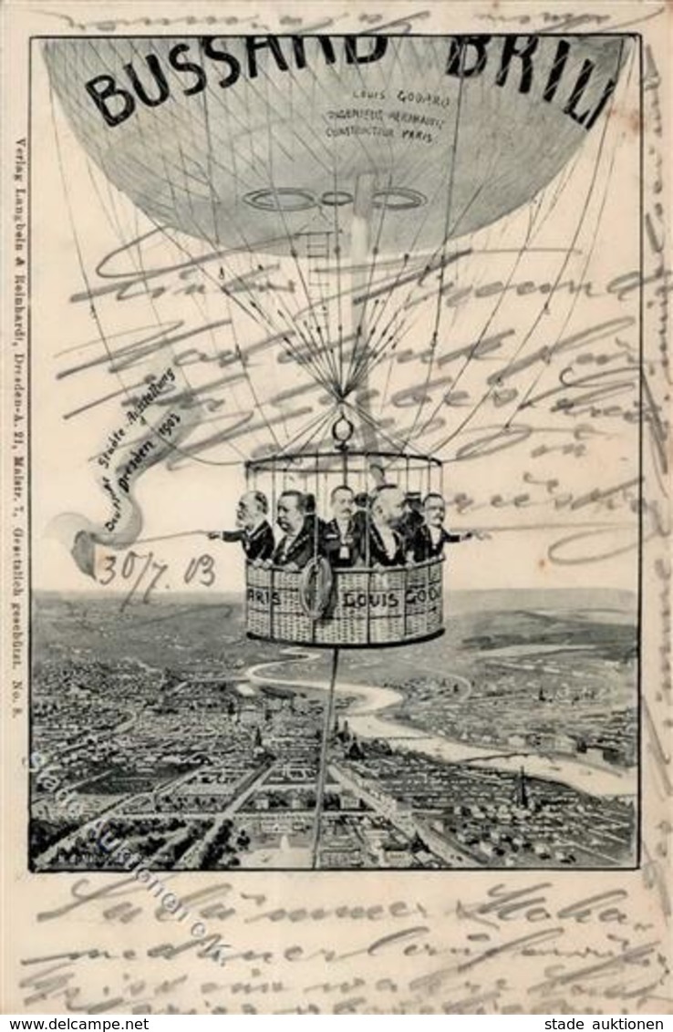 Ballon Luis Godard 1903 I-II (fleckig) - Sonstige & Ohne Zuordnung