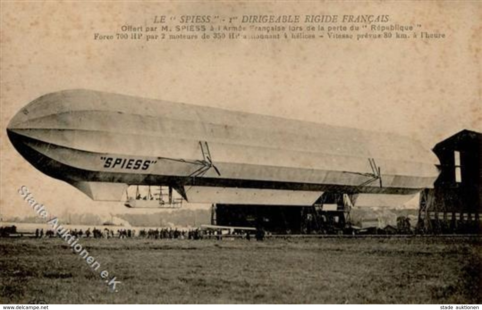 Ballon Spiess Dirigeable Rigide Francais I-II - Other & Unclassified