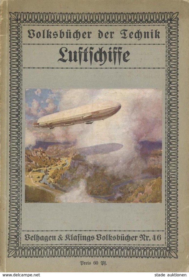 Buch Zeppelin Luftschiffe Neumann, Paul Verlag Velhagen & Klasing 33 Seiten Mit 37 Abbildungen Titelbild Sign. Diemer, Z - Zeppeline