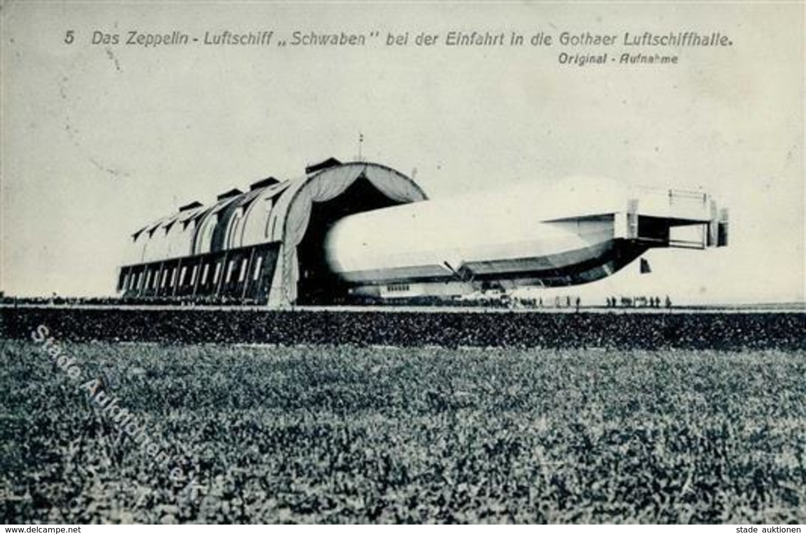 Zeppelin Gotha (O5800) Schwaben Foto AK 1911 I-II Dirigeable - Airships