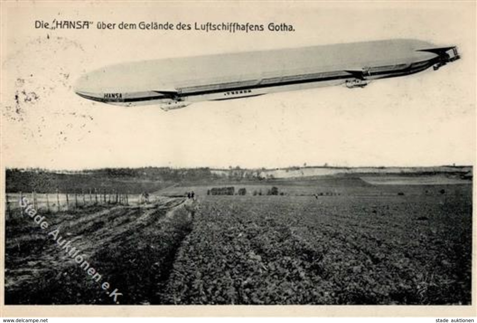 Zeppelin Gotha (O5800) Zeppelin Hansa 1913 I-II (fleckig) Dirigeable - Dirigeables