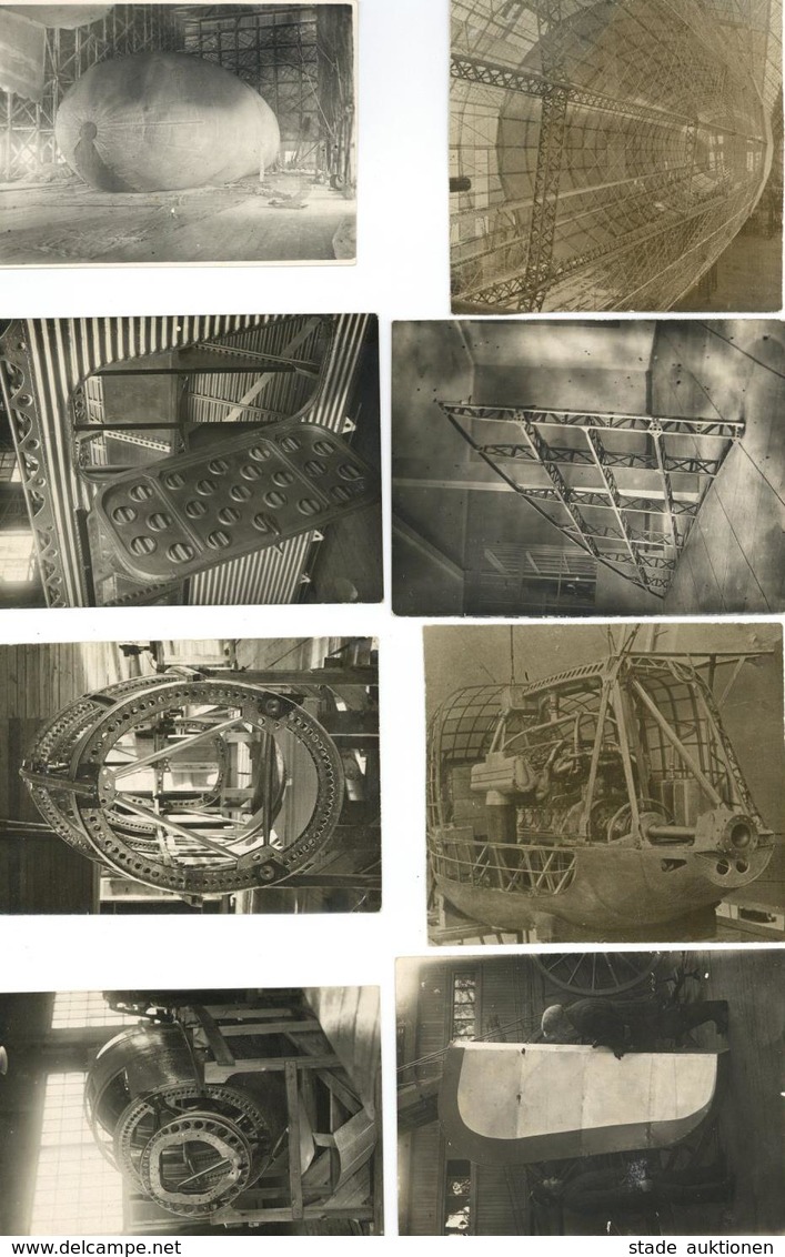 Zeppelin Lot Mit 8 Fotos Div. Formate I-II Dirigeable - Dirigeables